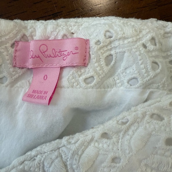 Lilly Pulitzer Tate Mini Skirt in Resort White Eyelet Lace - Picture 5 of 6